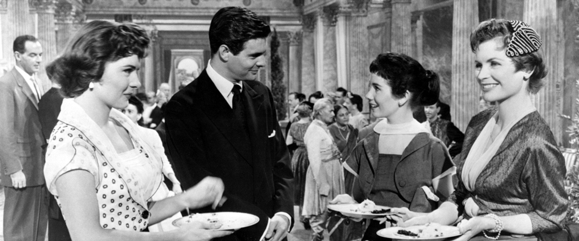 Three Coins in the Fountain backdrop