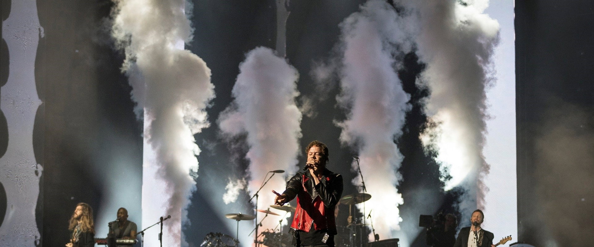 Imagine Dragons: Smoke + Mirrors Live backdrop