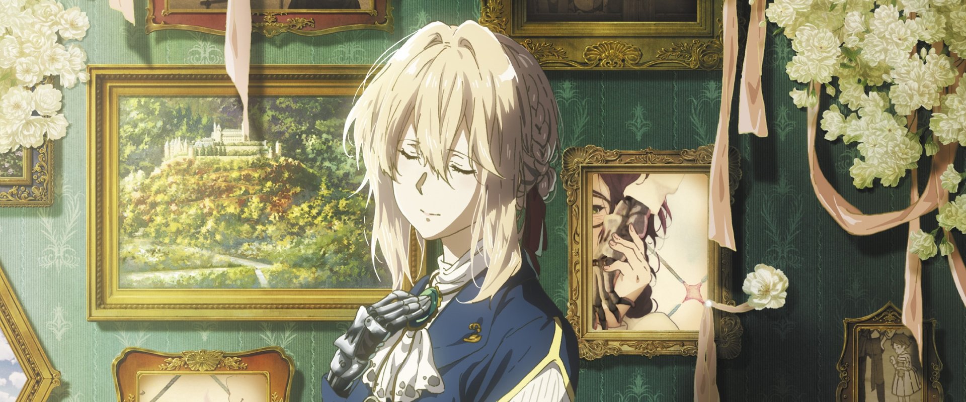 Violet Evergarden: Eternity and the Auto Memory Doll backdrop