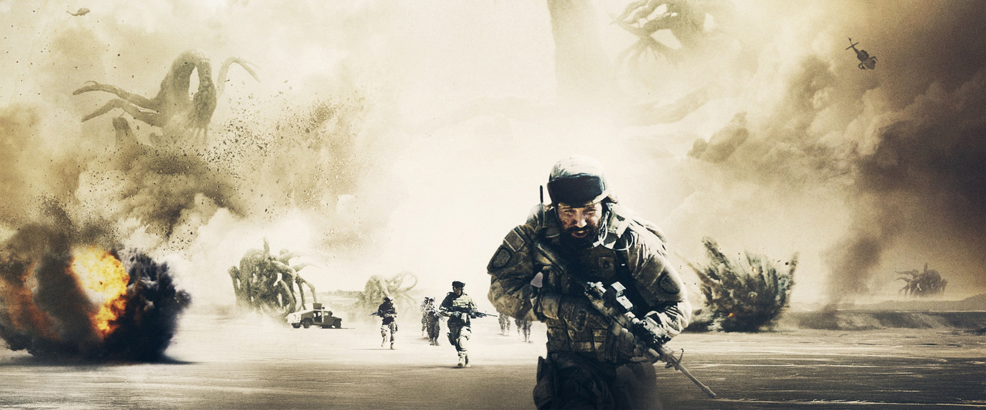 Monsters: Dark Continent backdrop