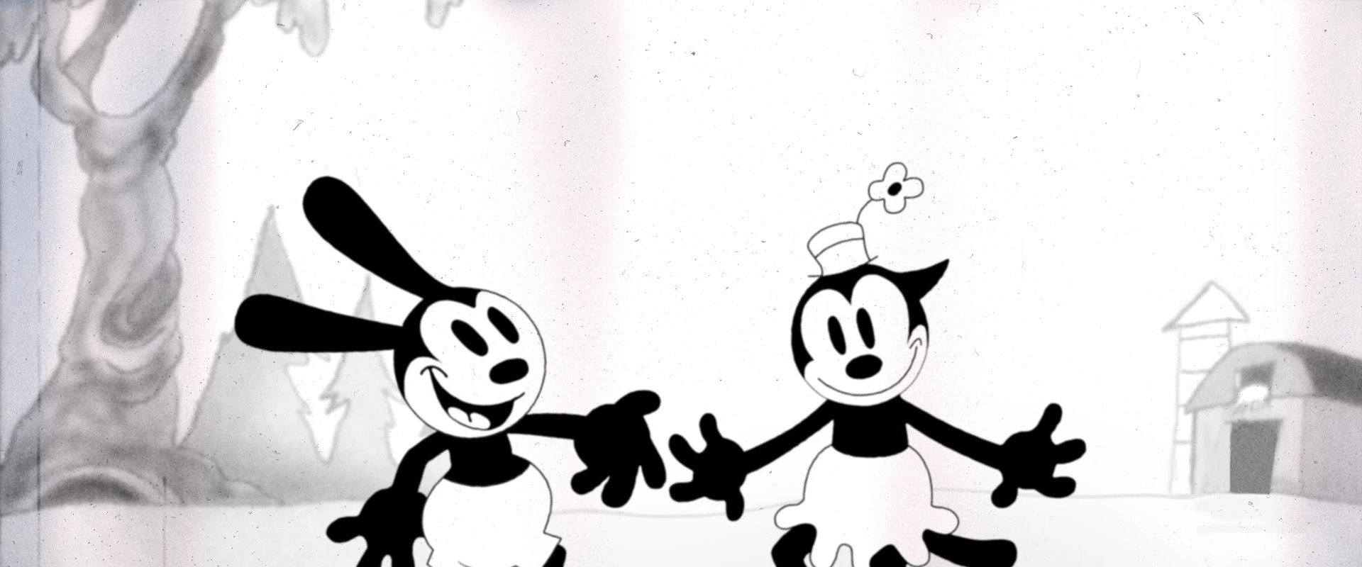 Oswald the Lucky Rabbit backdrop