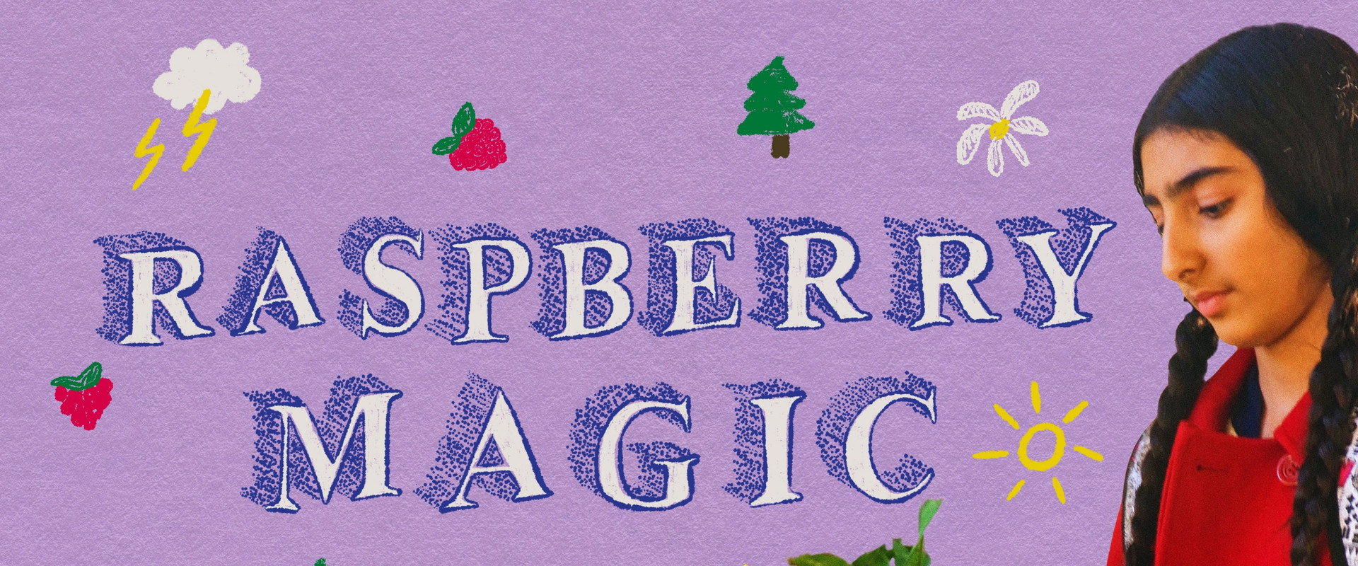 Raspberry Magic backdrop