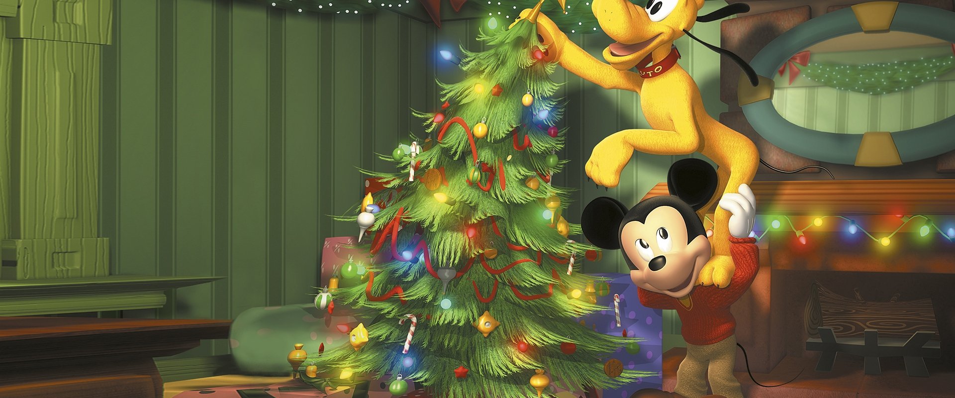 Mickey's Twice Upon a Christmas backdrop