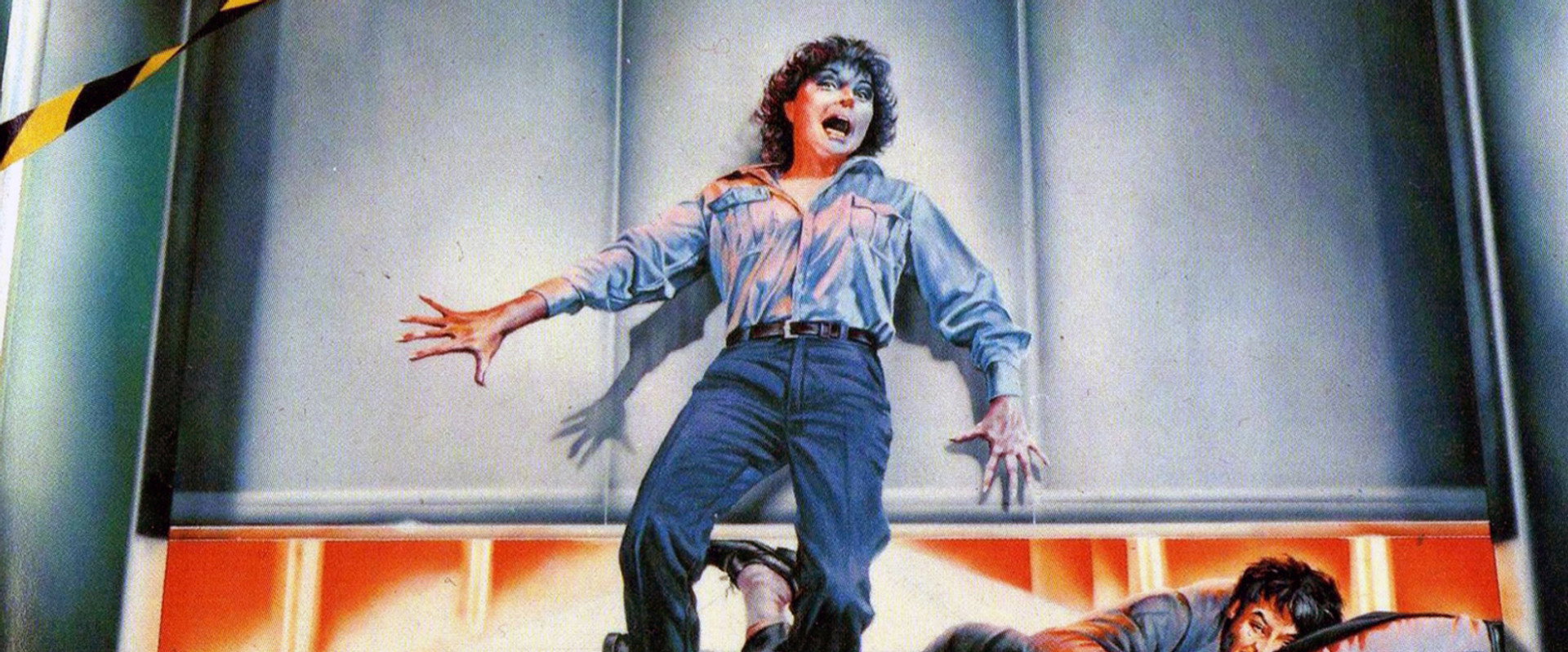 Warning Sign backdrop