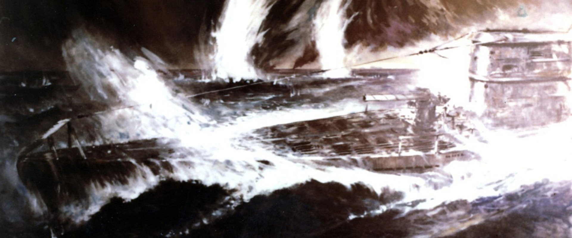 Sharks and Little Fish backdrop