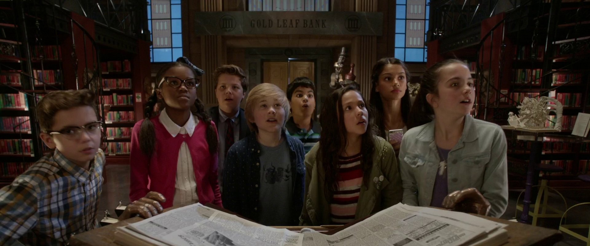 Escape from Mr. Lemoncello's Library backdrop