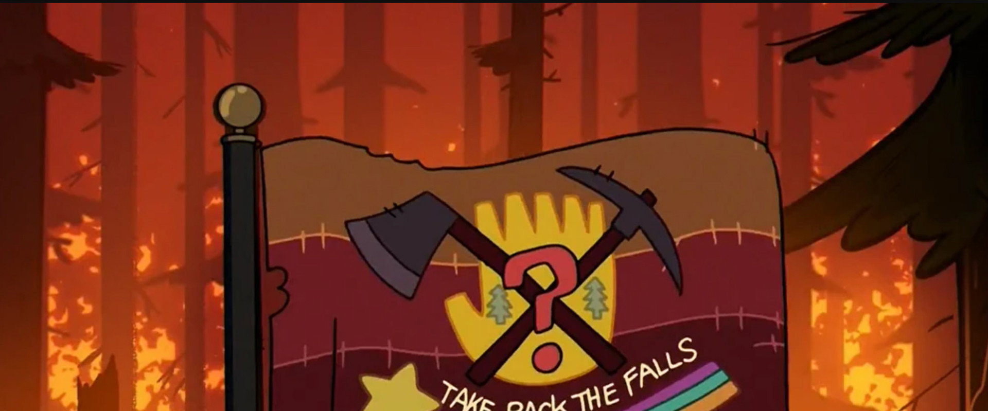 Gravity Falls - Weirdmageddon backdrop