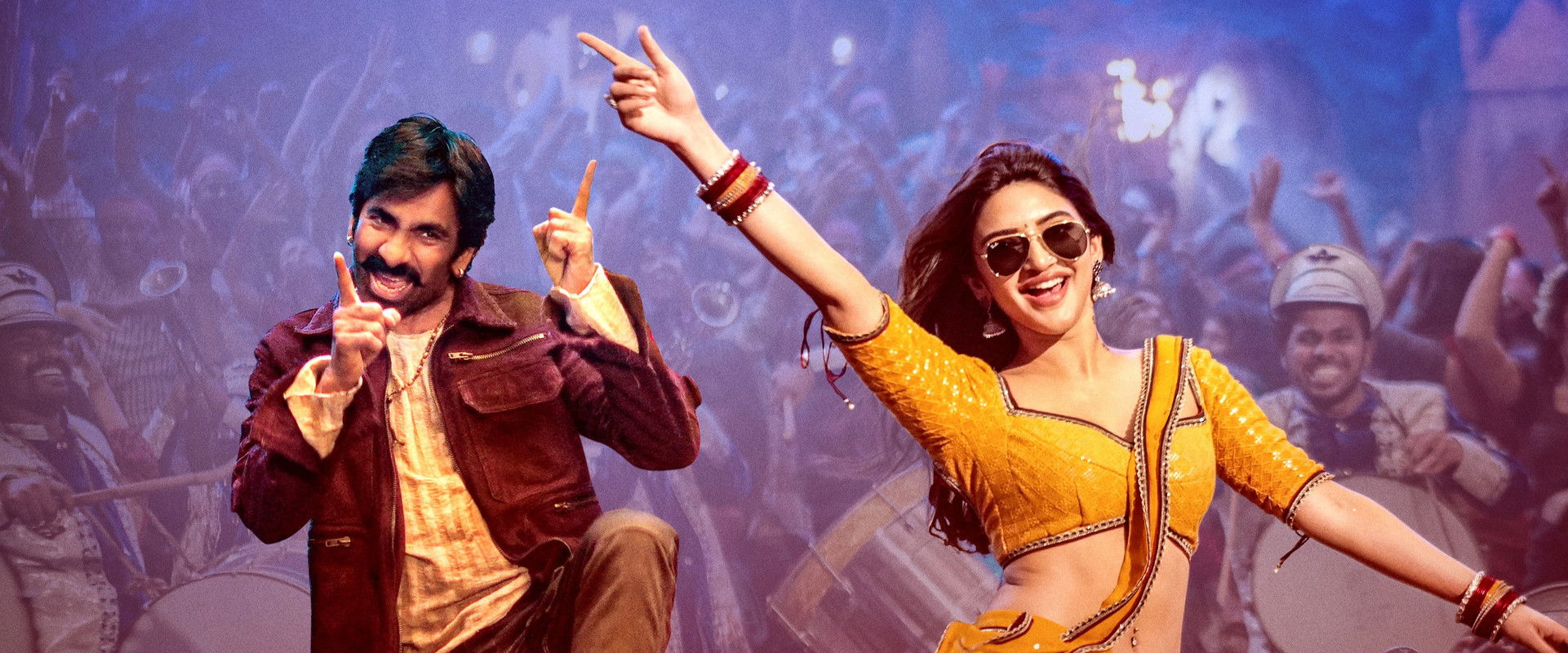 Mass Jathara backdrop