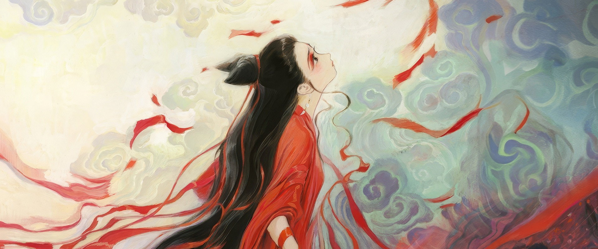 Nie Xiaoqian backdrop