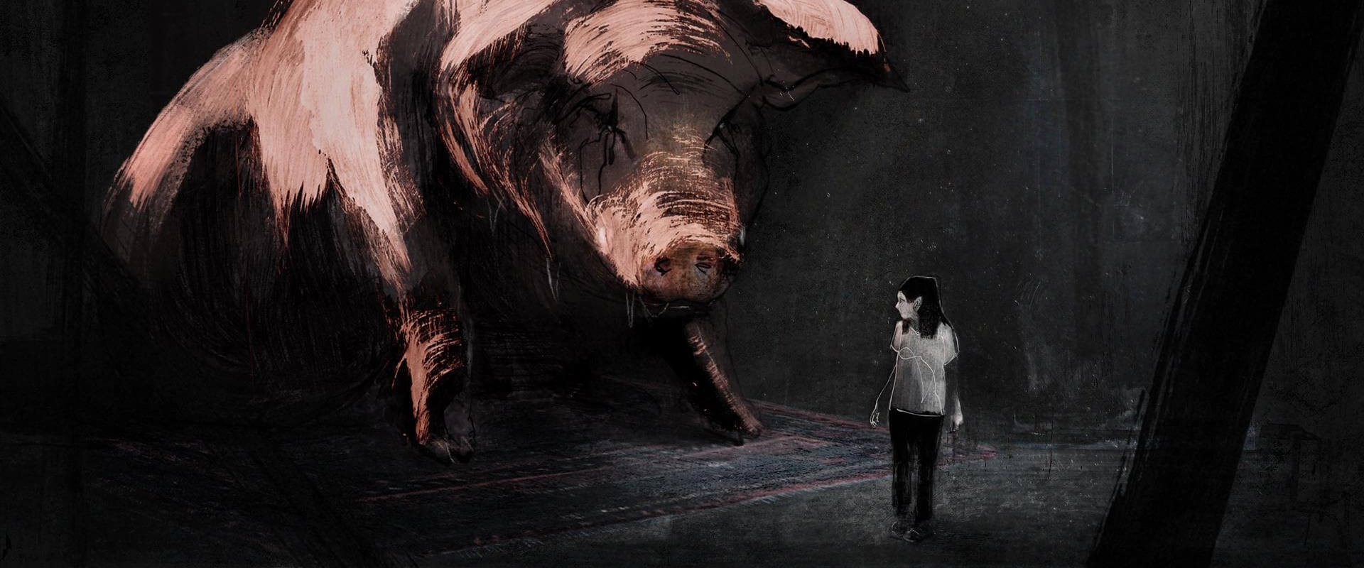 Letter to a Pig backdrop