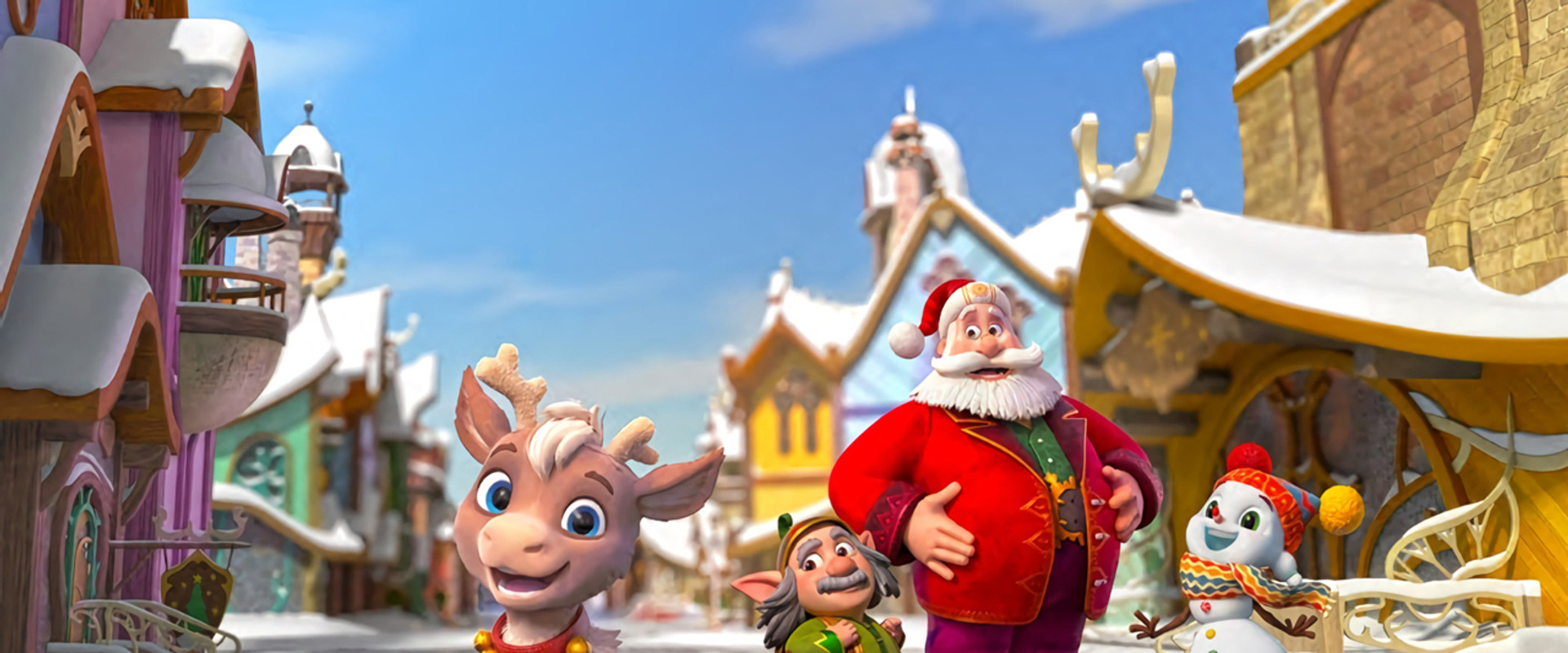 Reindeer in Here backdrop