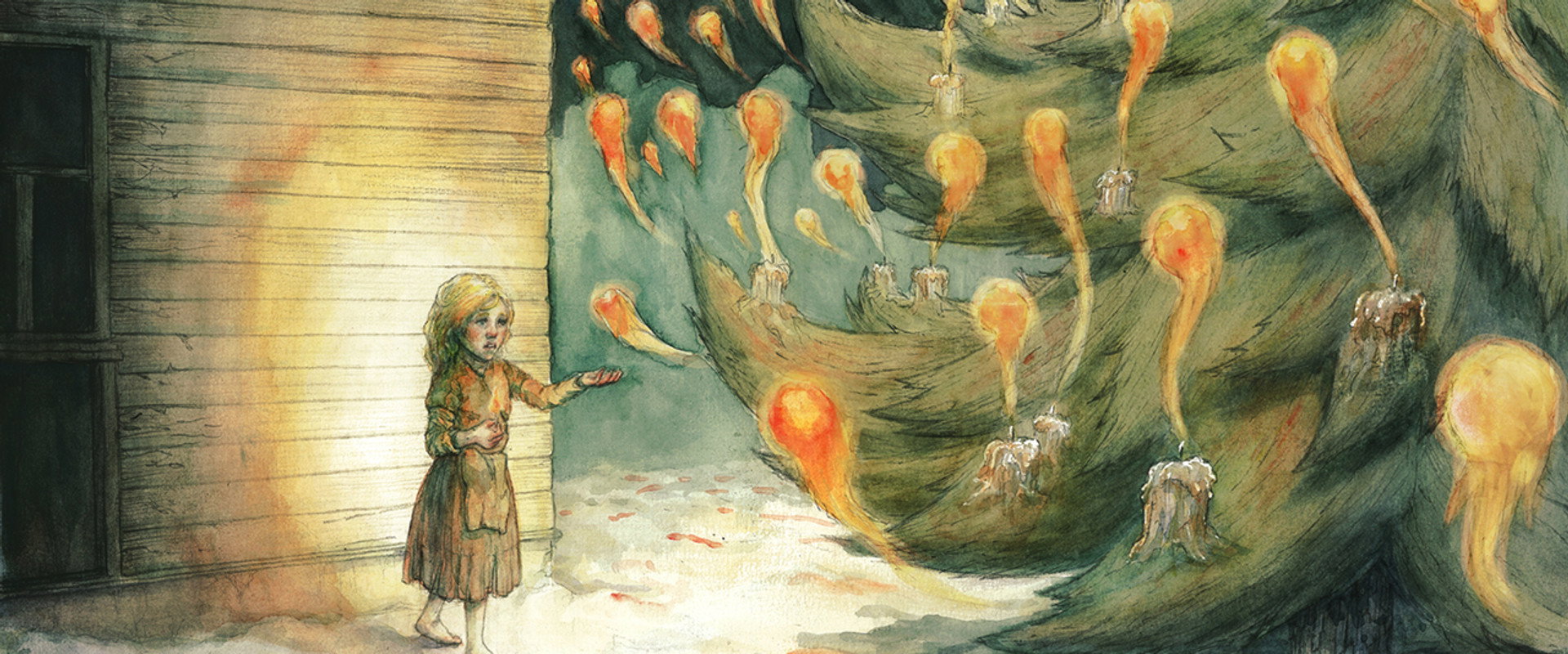 The Little Match Girl backdrop