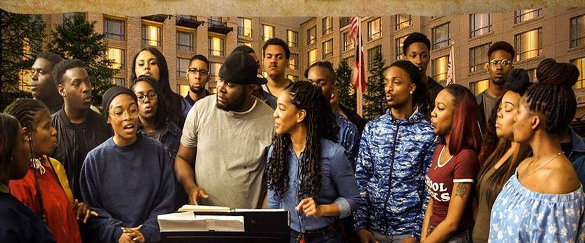 The Golden Voices backdrop