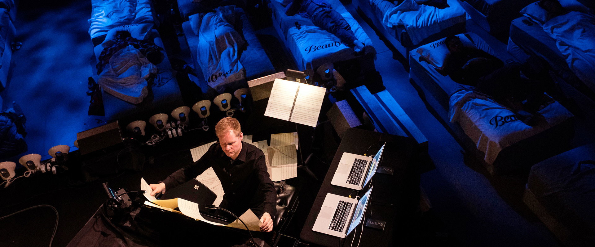Max Richter's Sleep backdrop
