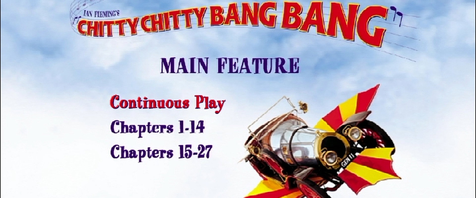 The Making of Chitty Chitty Bang Bang backdrop