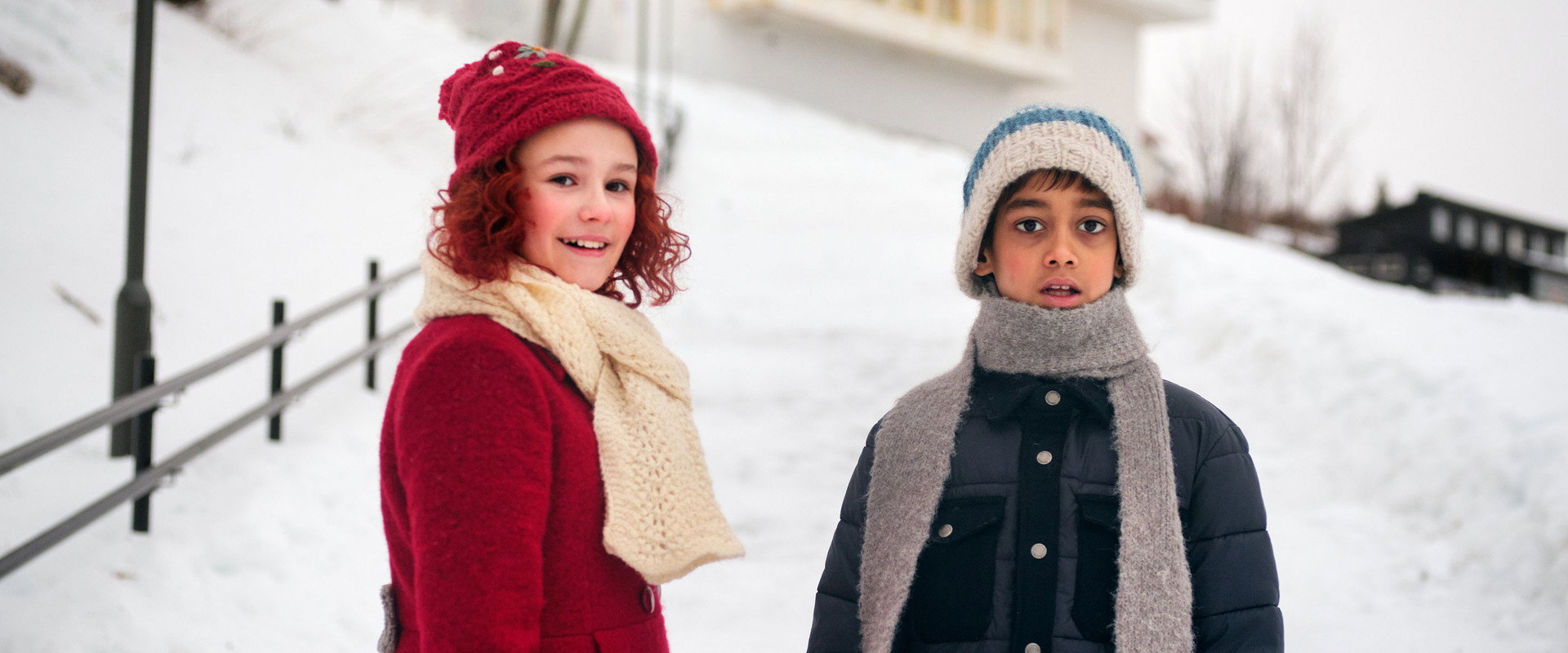 The Snow Sister backdrop