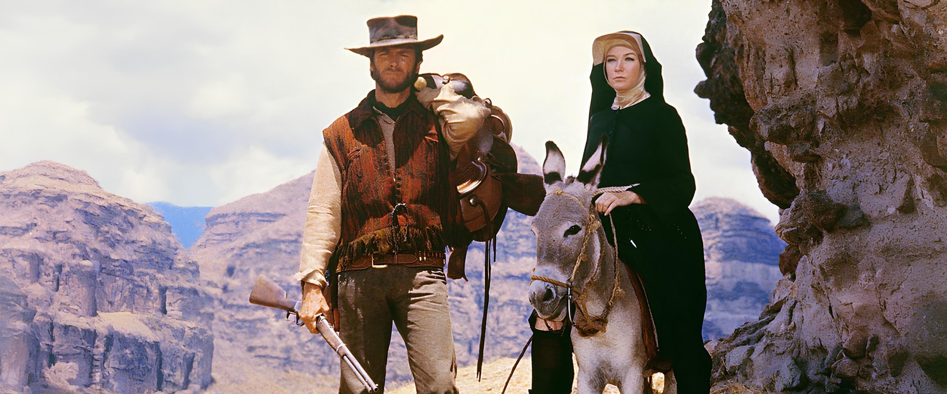 Two Mules for Sister Sara backdrop