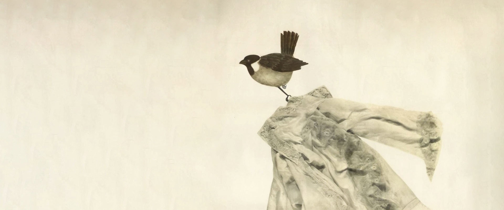 Migrating Sparrows backdrop