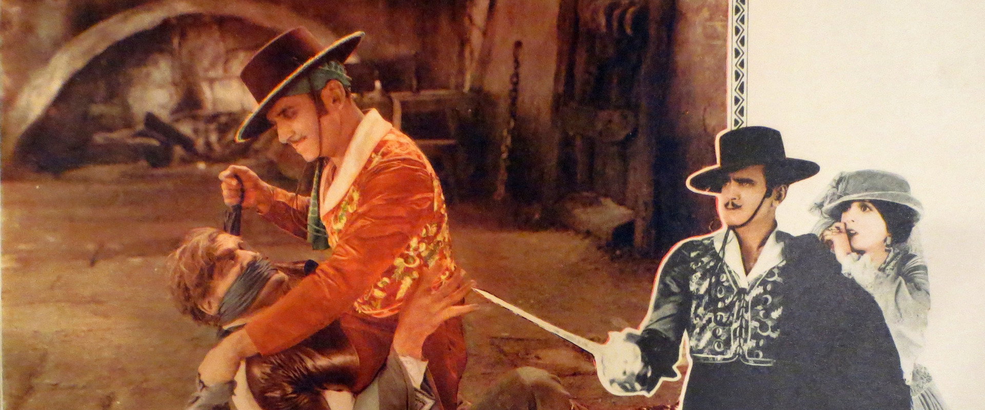 Don Q Son of Zorro backdrop