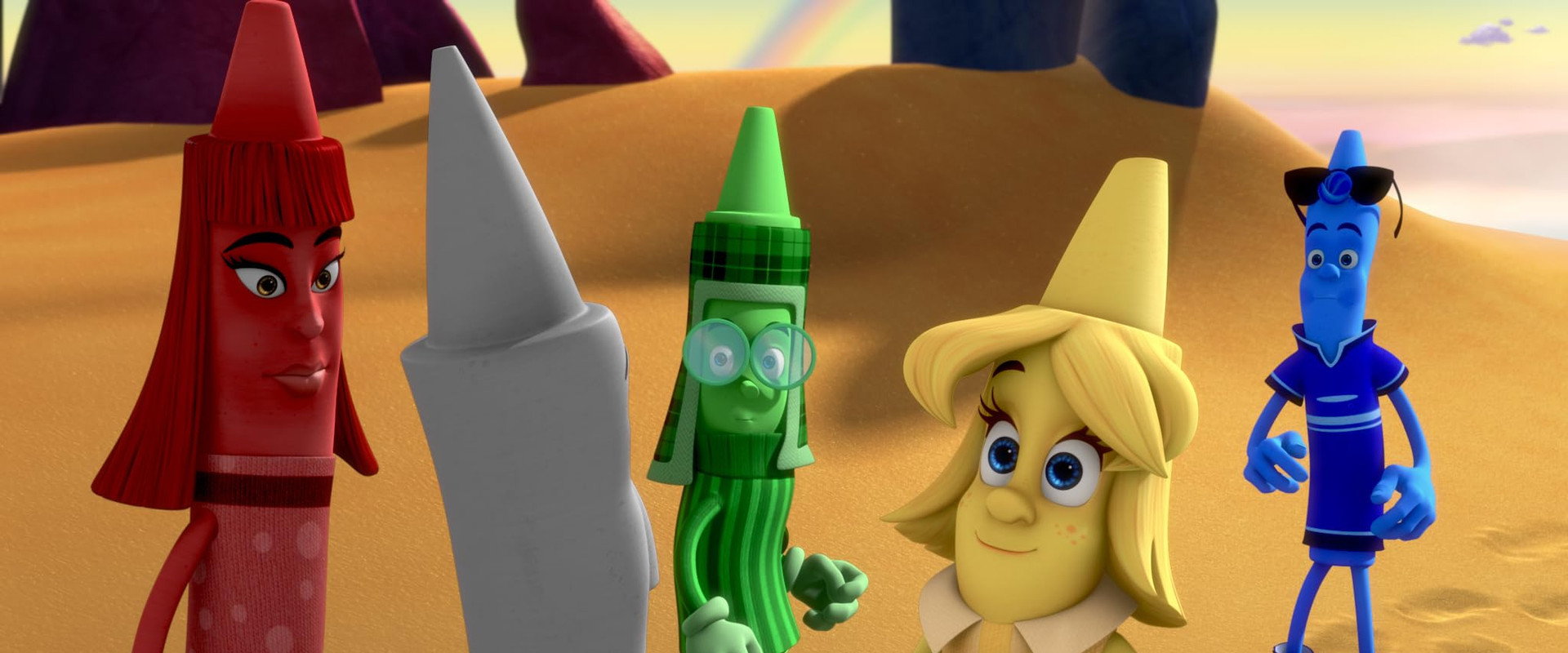 The Hero of Color City backdrop