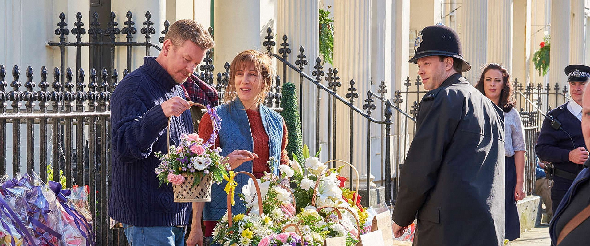 Diana and I backdrop