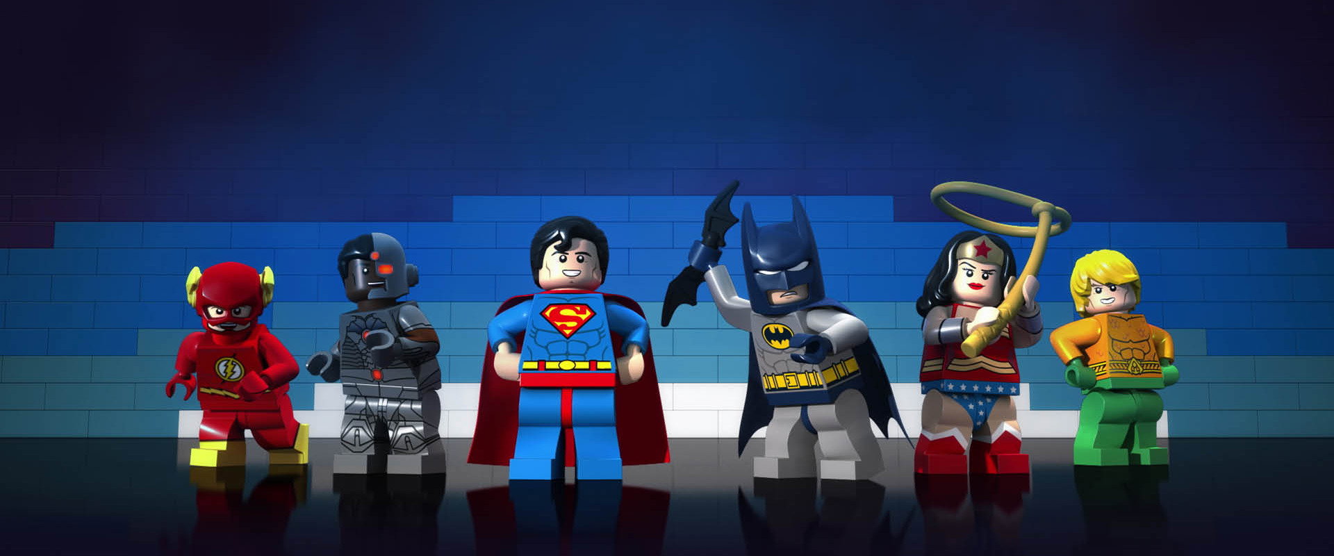 LEGO DC Comics Super Heroes: Batman Be-Leaguered backdrop