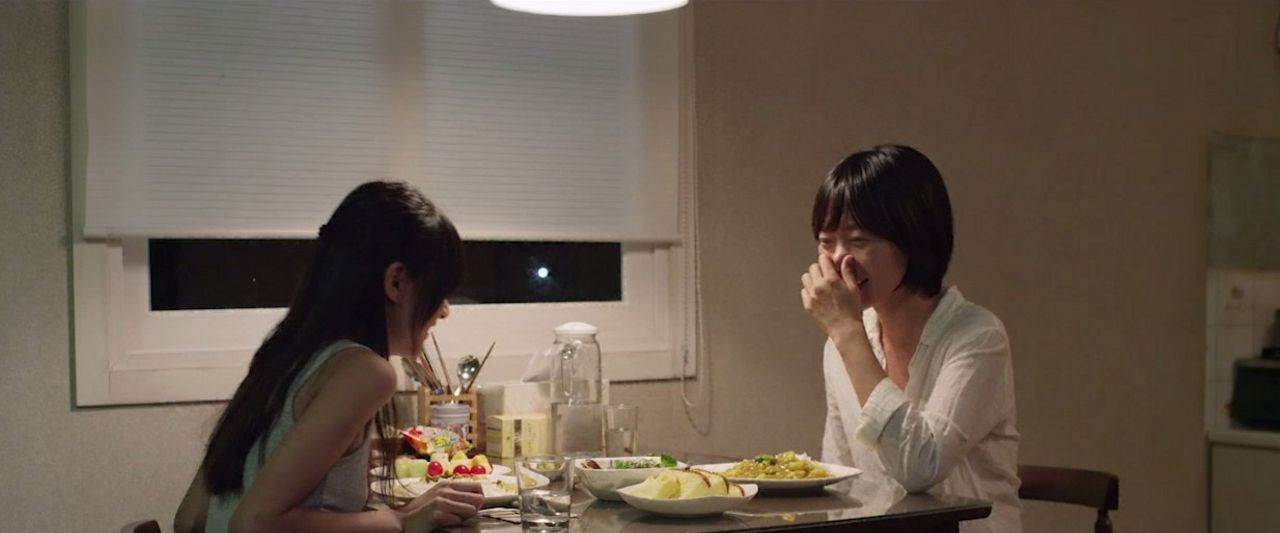 A Girl at My Door backdrop