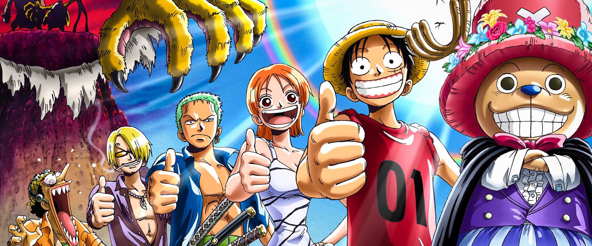 One Piece: Chopper's Kingdom on the Island of Strange Animals backdrop