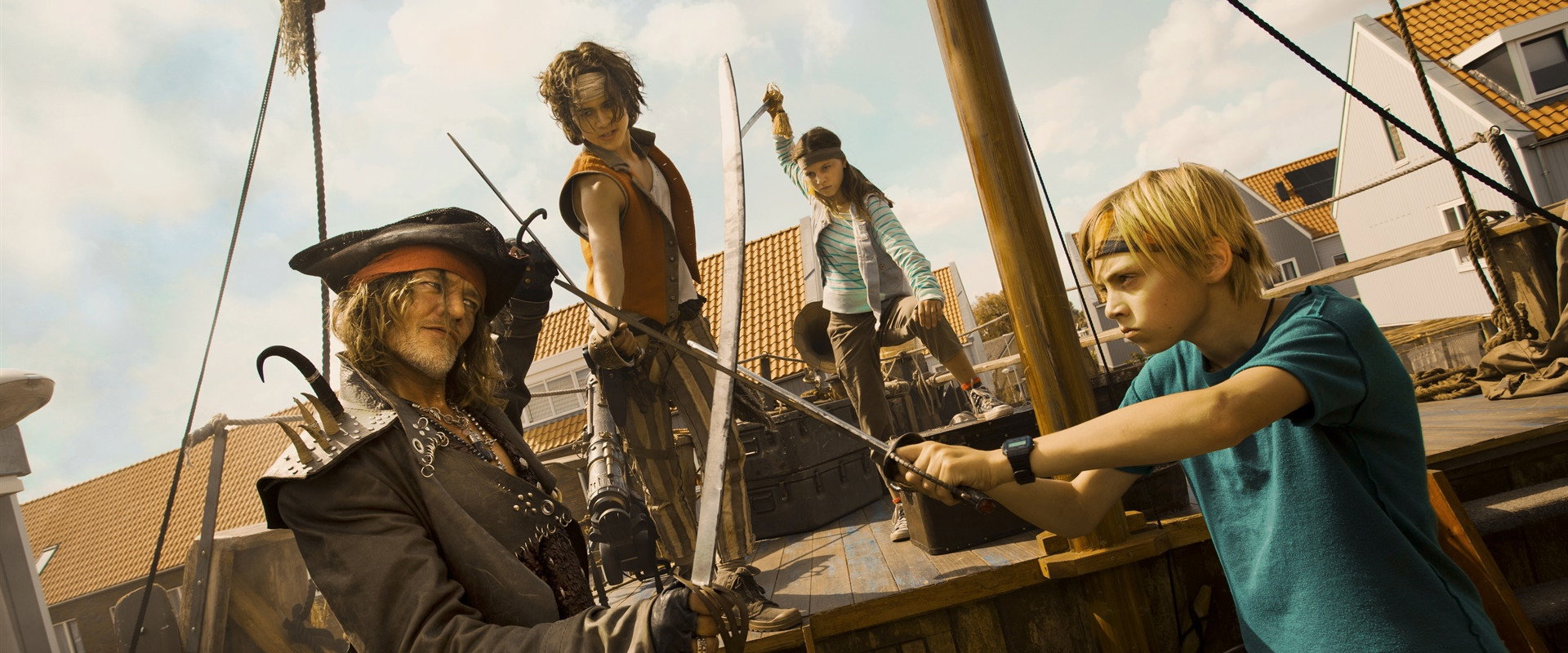 Pirates Down the Street backdrop