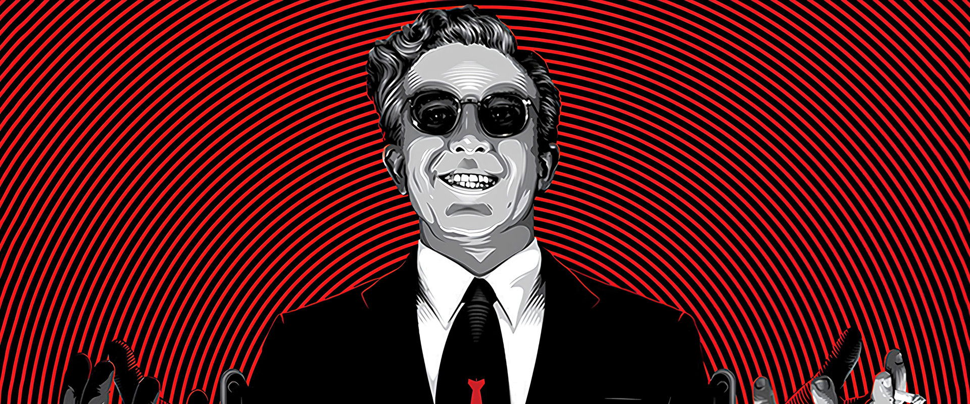 Dr. Strangelove or: How I Learned to Stop Worrying and Love the Bomb backdrop