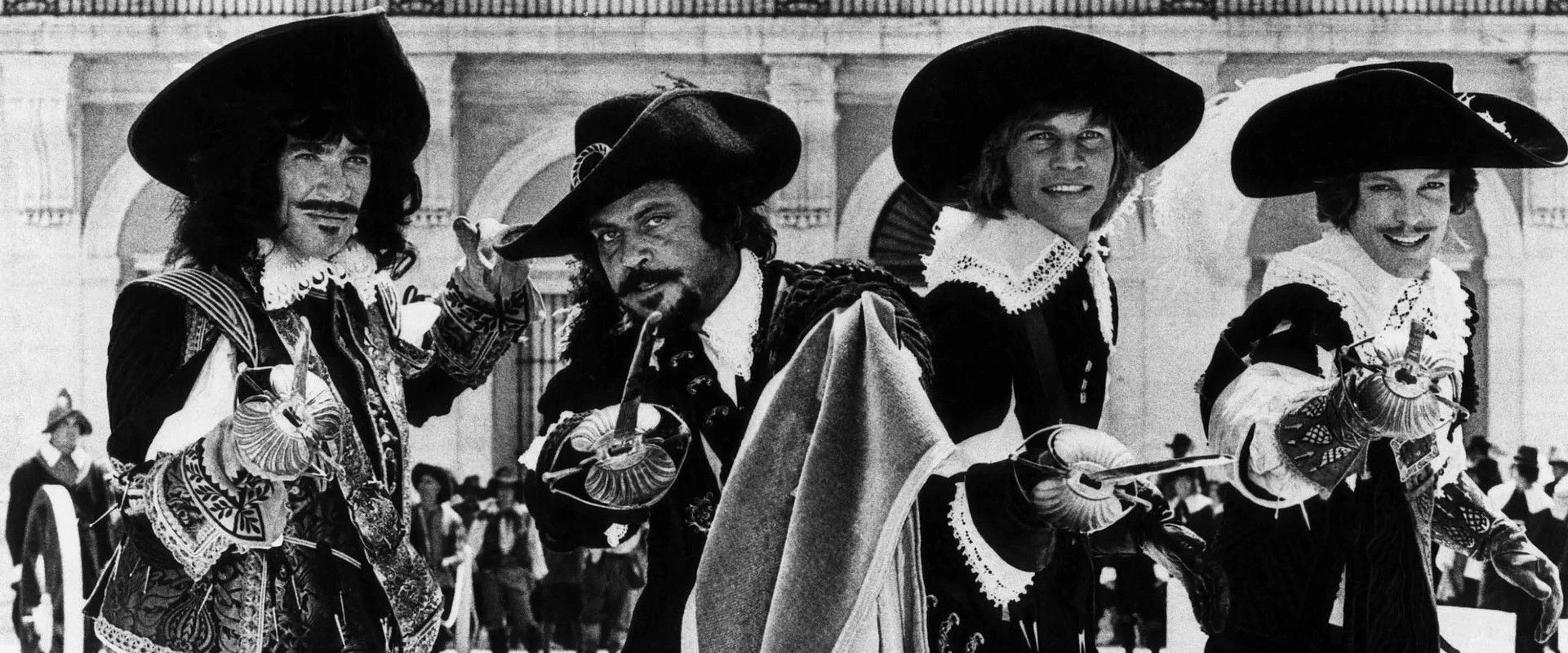 The Four Musketeers backdrop