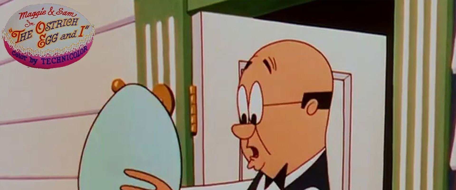 The Ostrich Egg and I backdrop