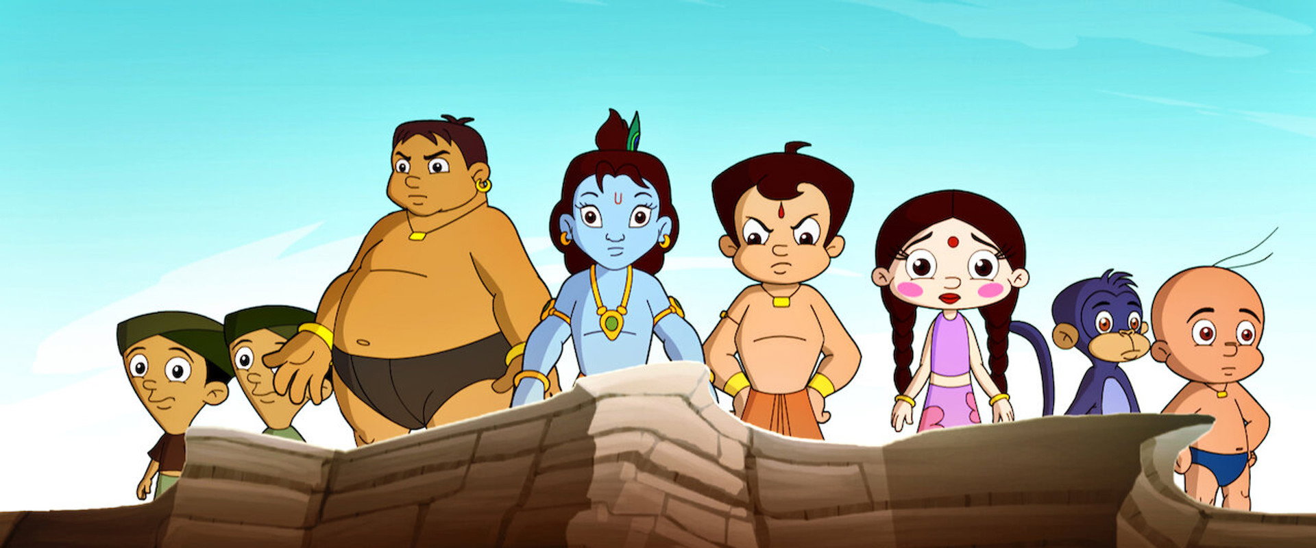 Chhota Bheem: Krishna vs Zimbara backdrop