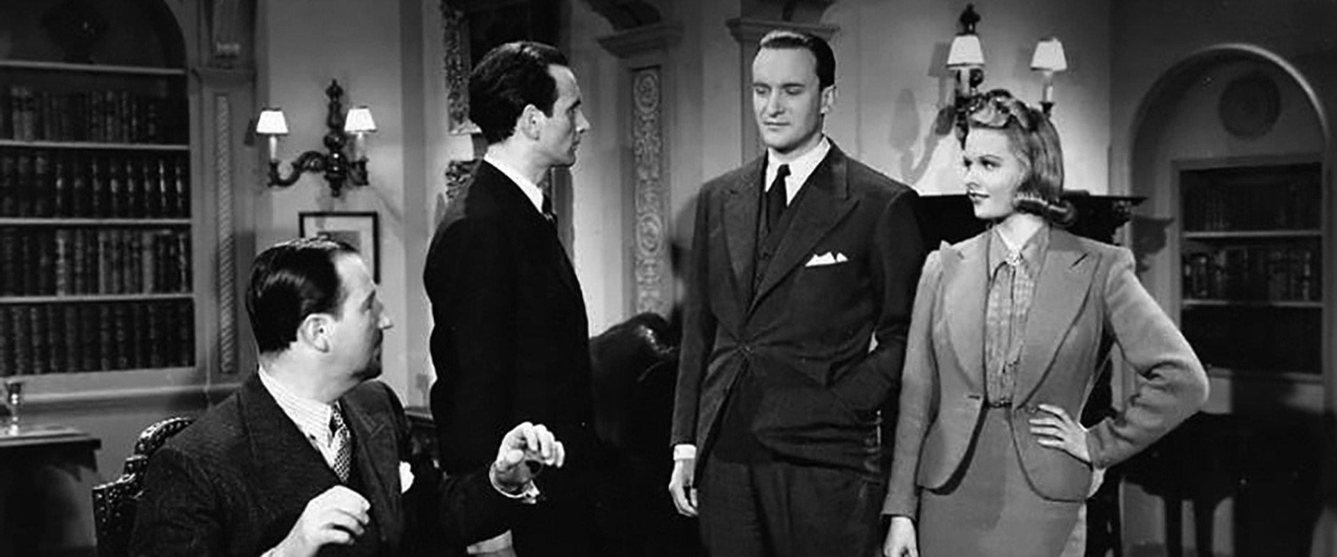 The Saint in London backdrop