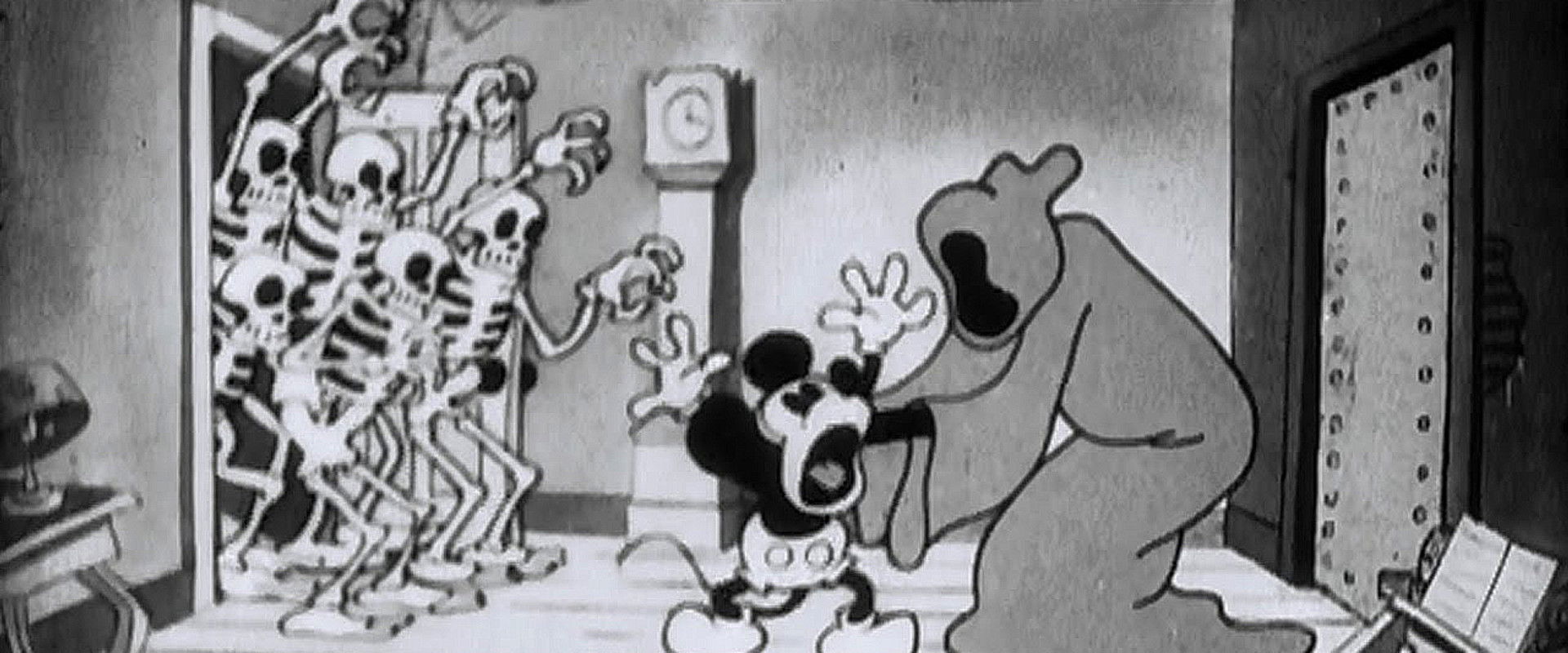 The Haunted House backdrop