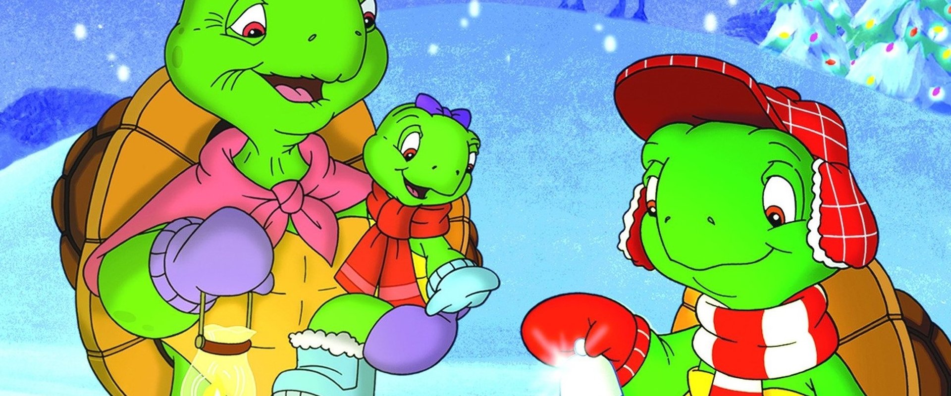 Franklin's Magic Christmas backdrop