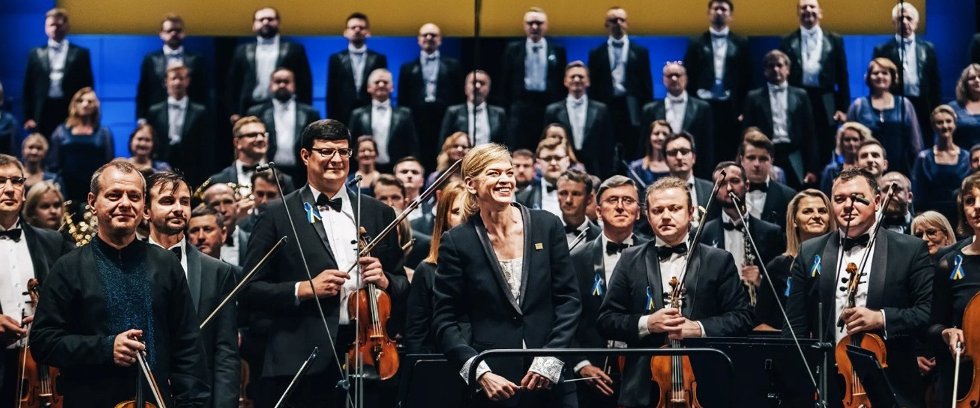 Ukraine's Musical Freedom Fighters with Clive Myrie backdrop