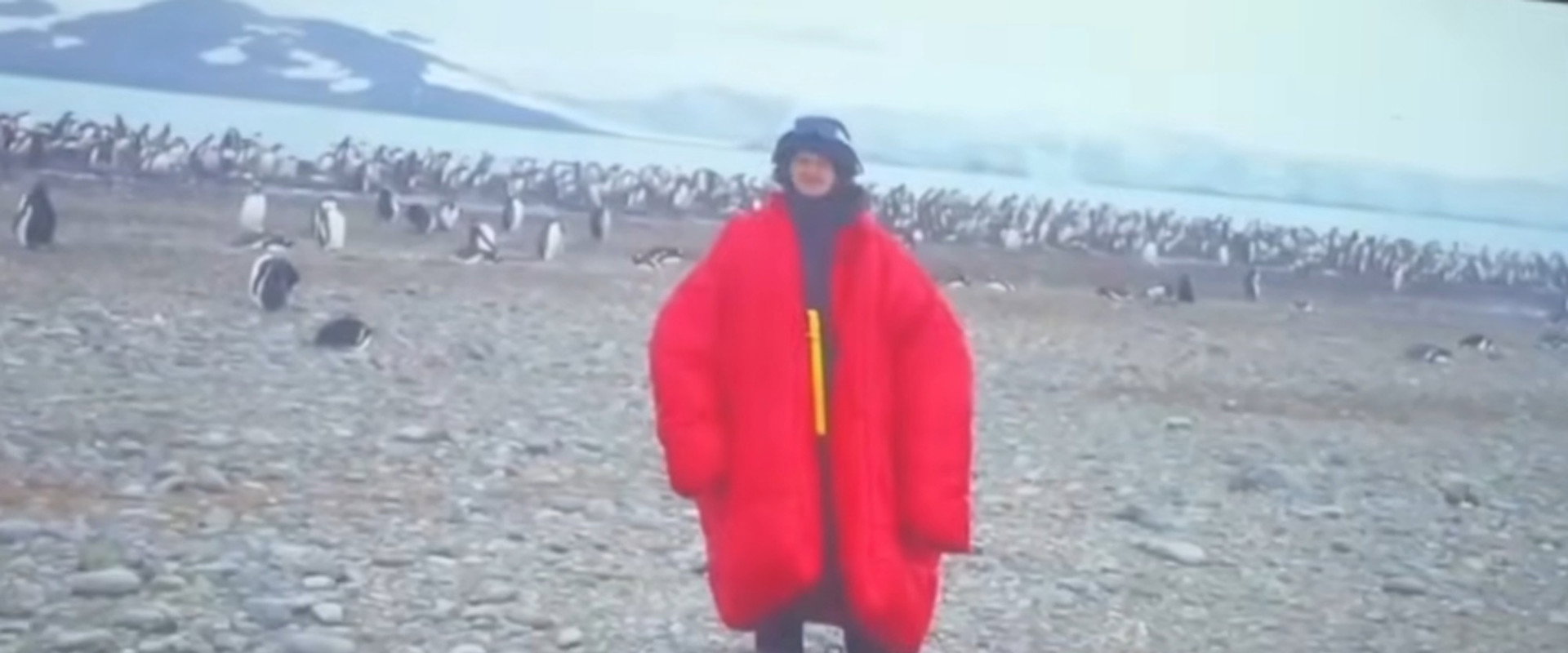 The One Man Band 369 Days in Antarctica backdrop