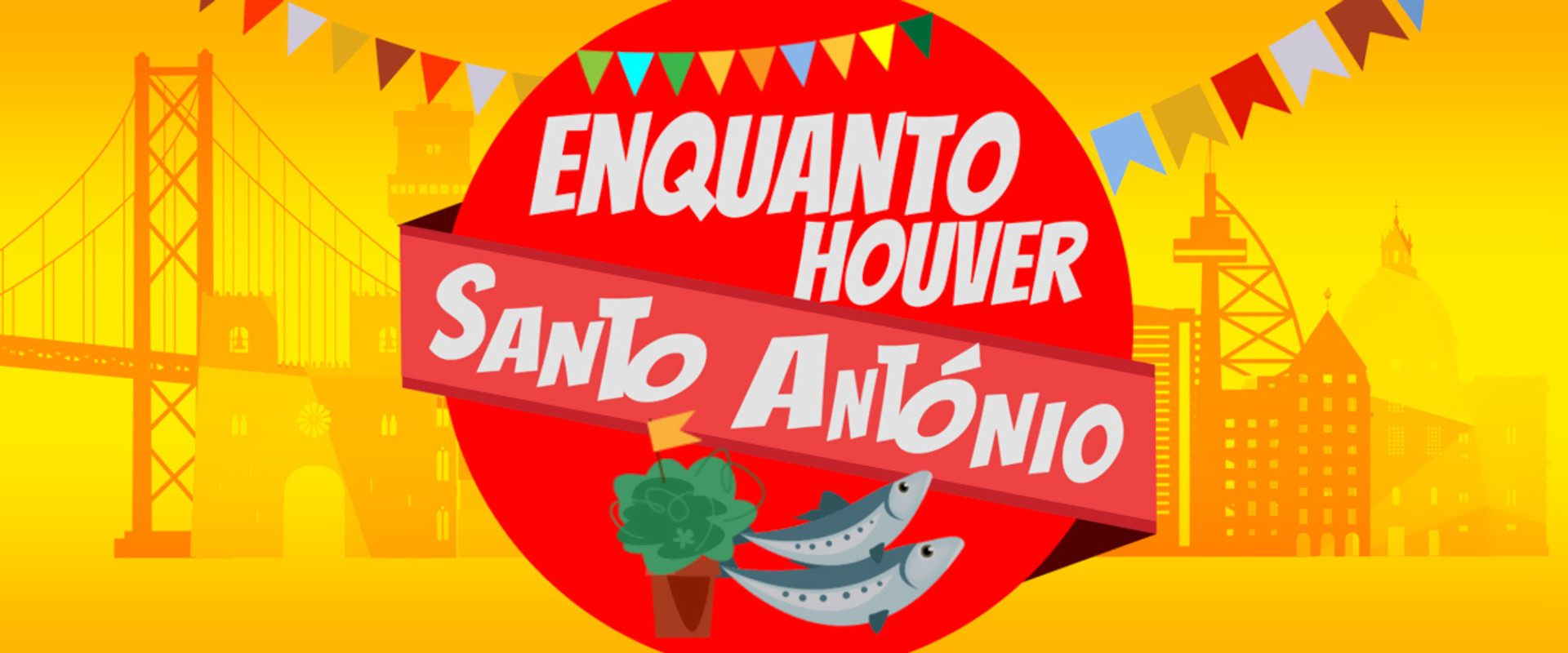 Enquanto Houver Santo Ant贸nio backdrop