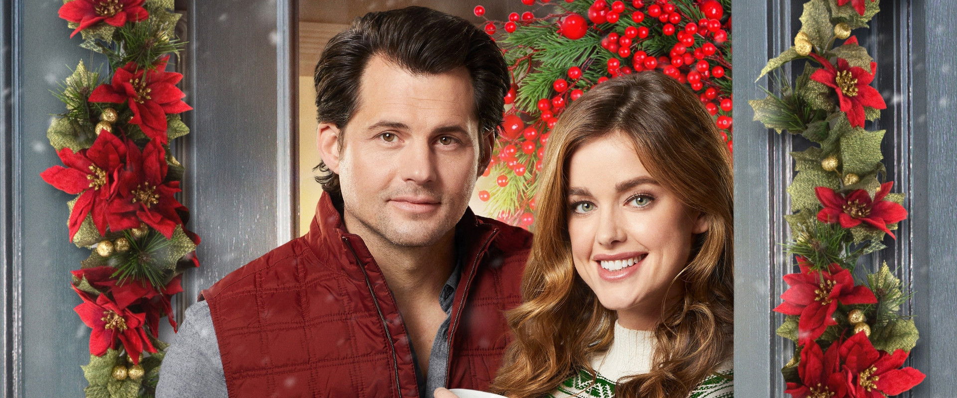 Small Town Christmas backdrop