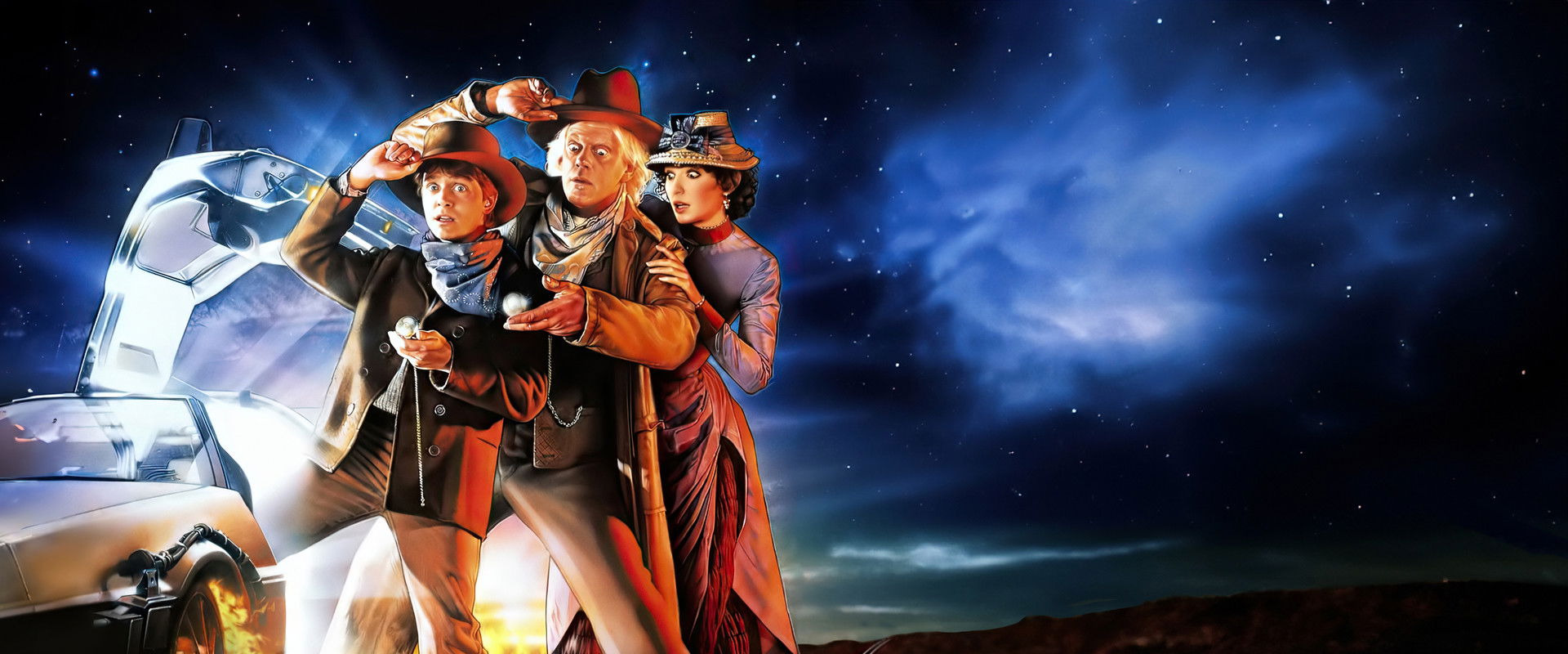 Back to the Future Part III backdrop