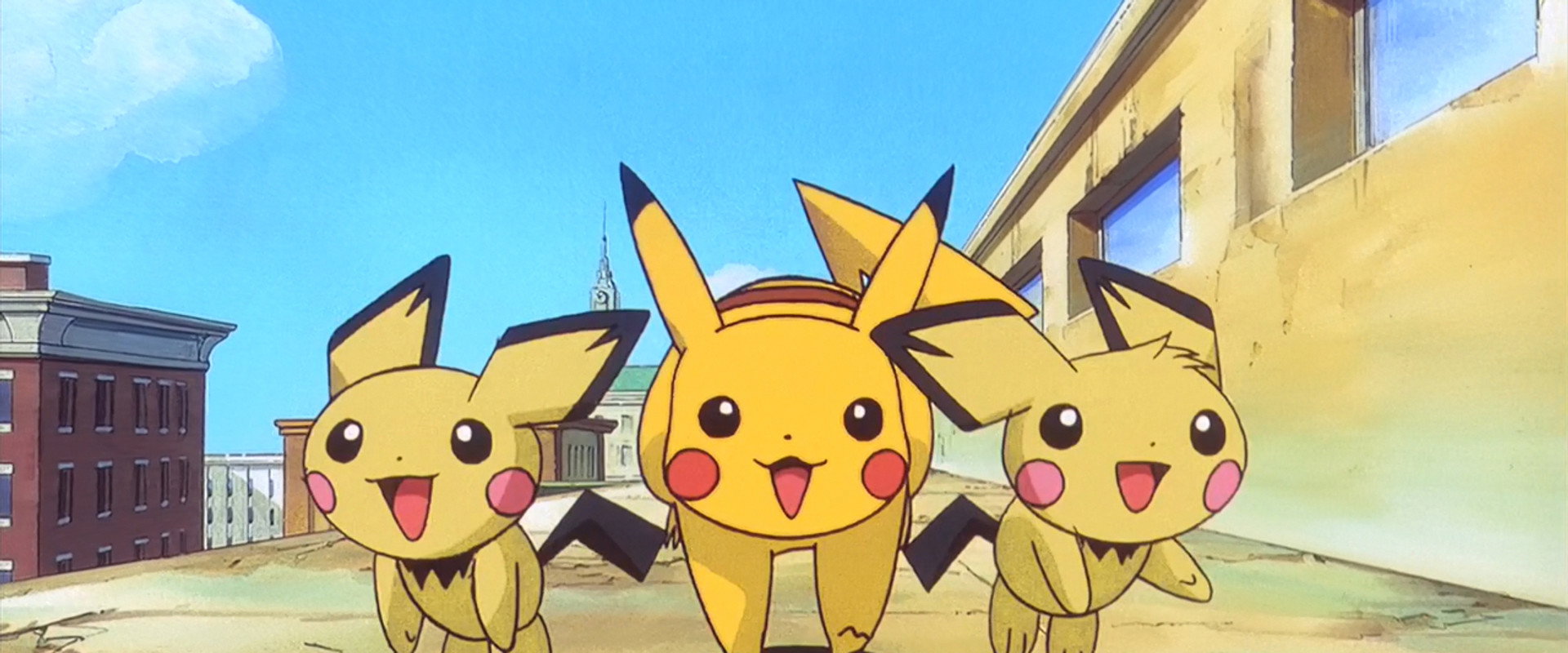 Pikachu & Pichu backdrop