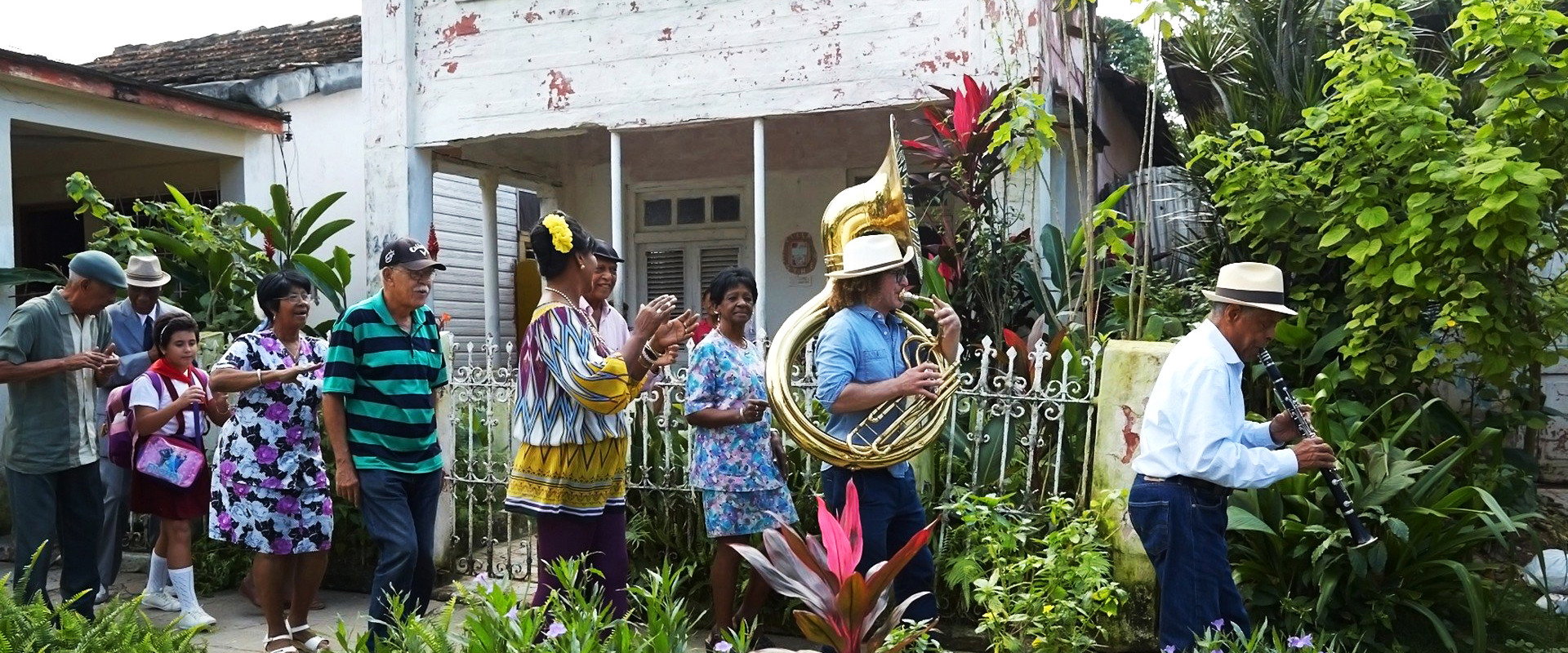 A Tuba To Cuba backdrop