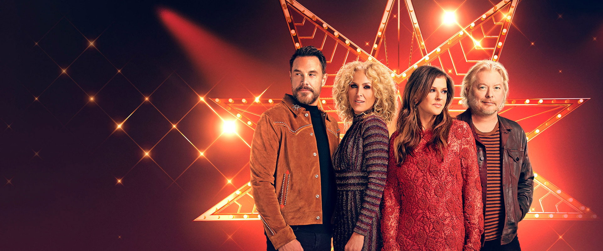 Little Big Town's Christmas at the Opry backdrop
