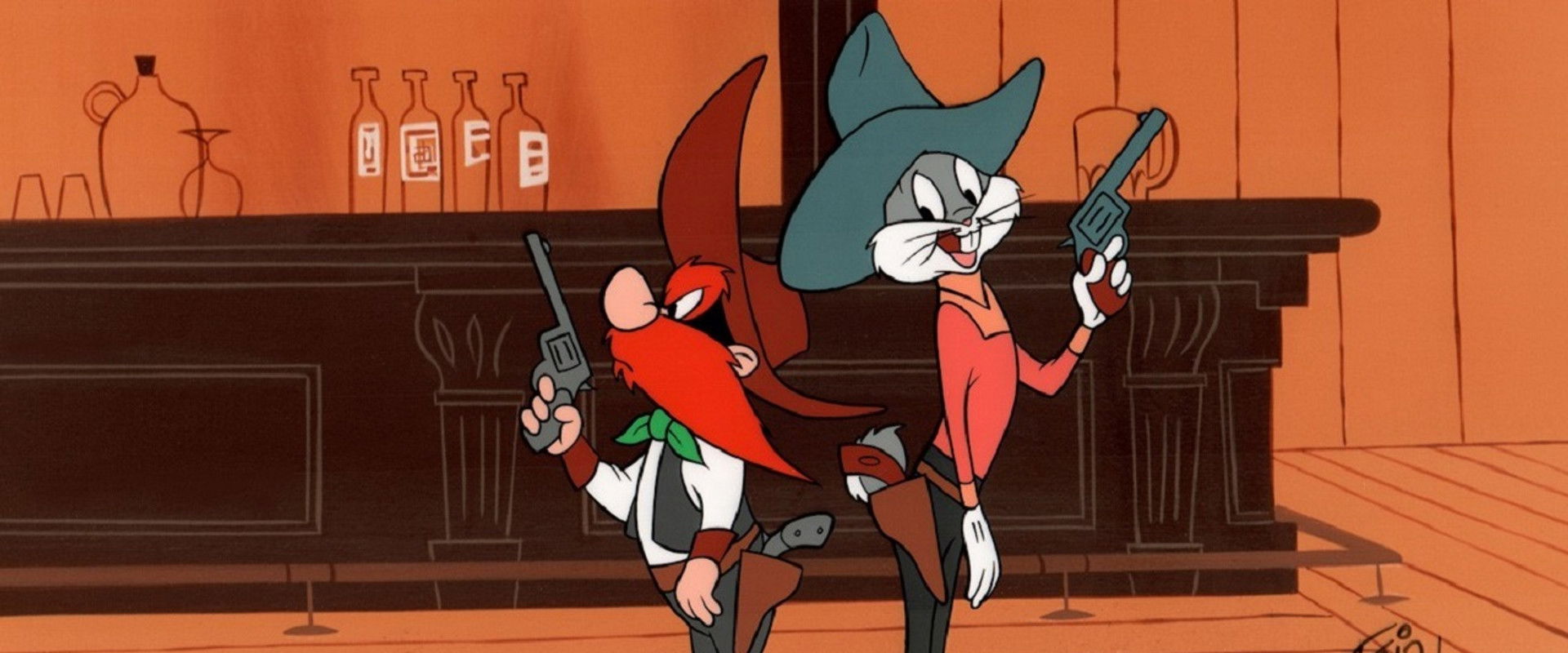 Wild and Woolly Hare backdrop