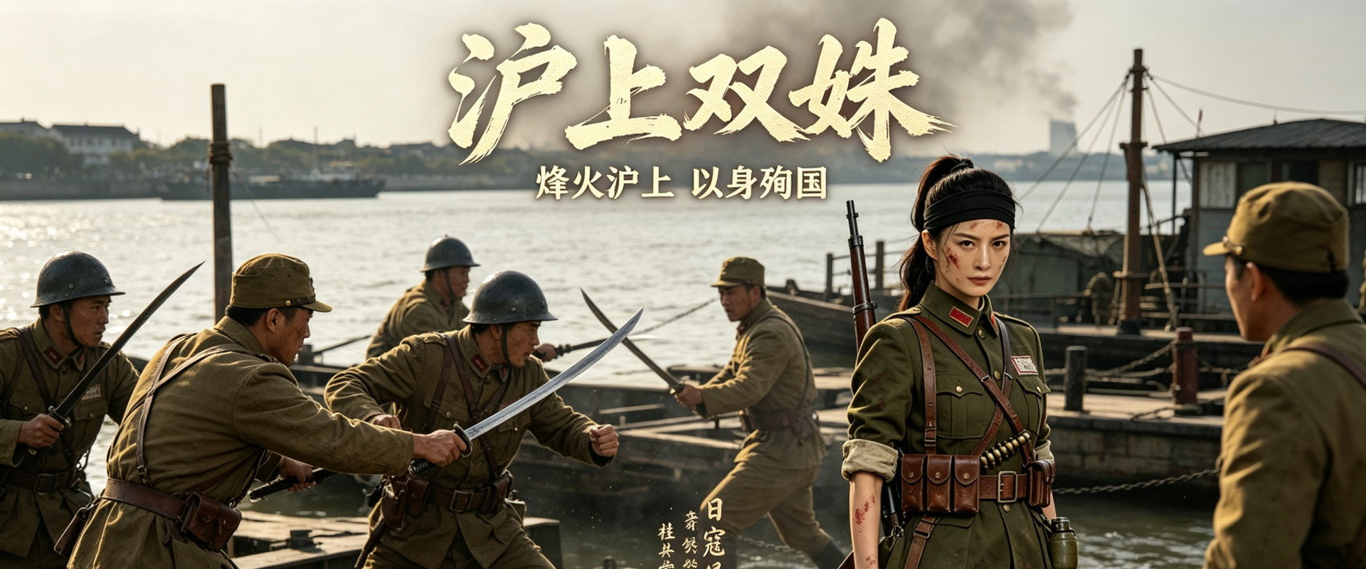 Two Heroines of Shanghai backdrop