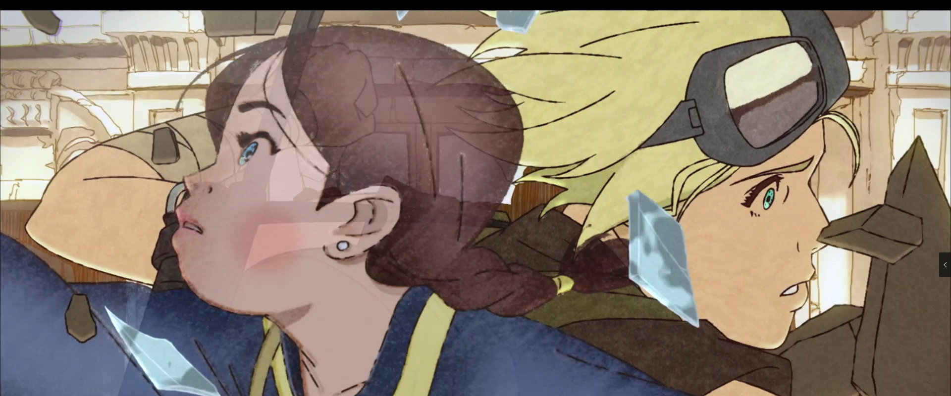 A Girl Meets a Boy and a Robot backdrop