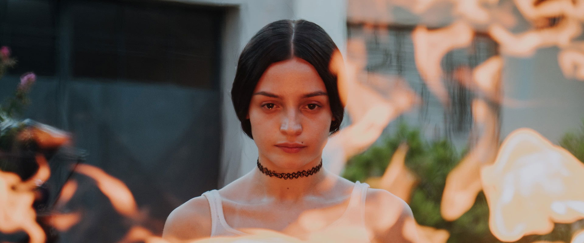 The Virgin of the Quarry Lake backdrop