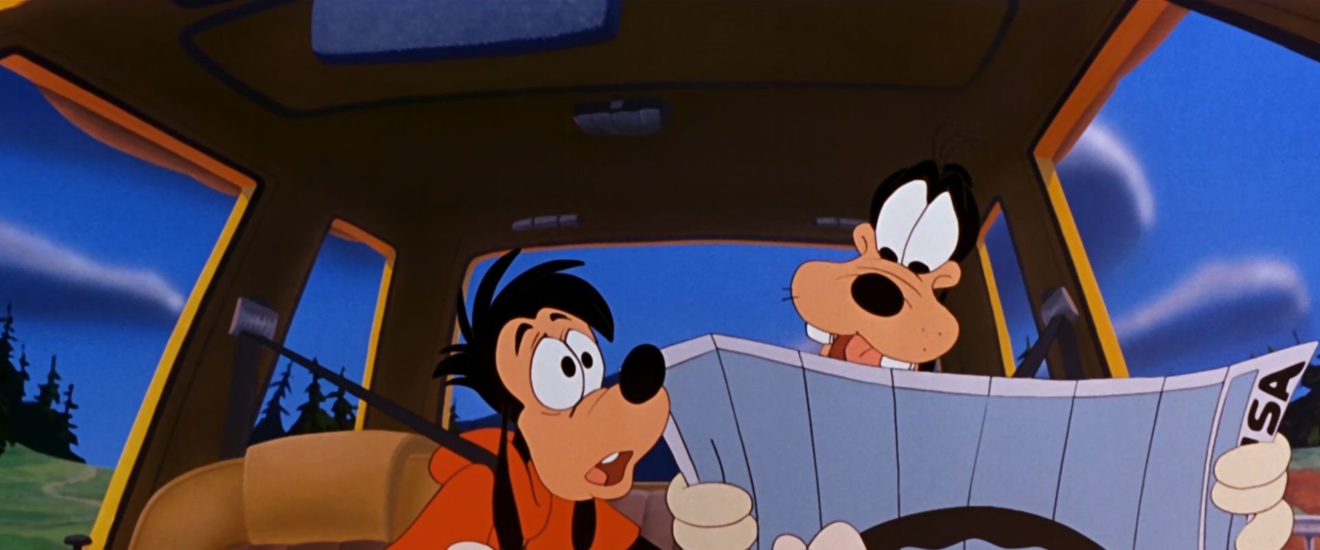 A Goofy Movie backdrop