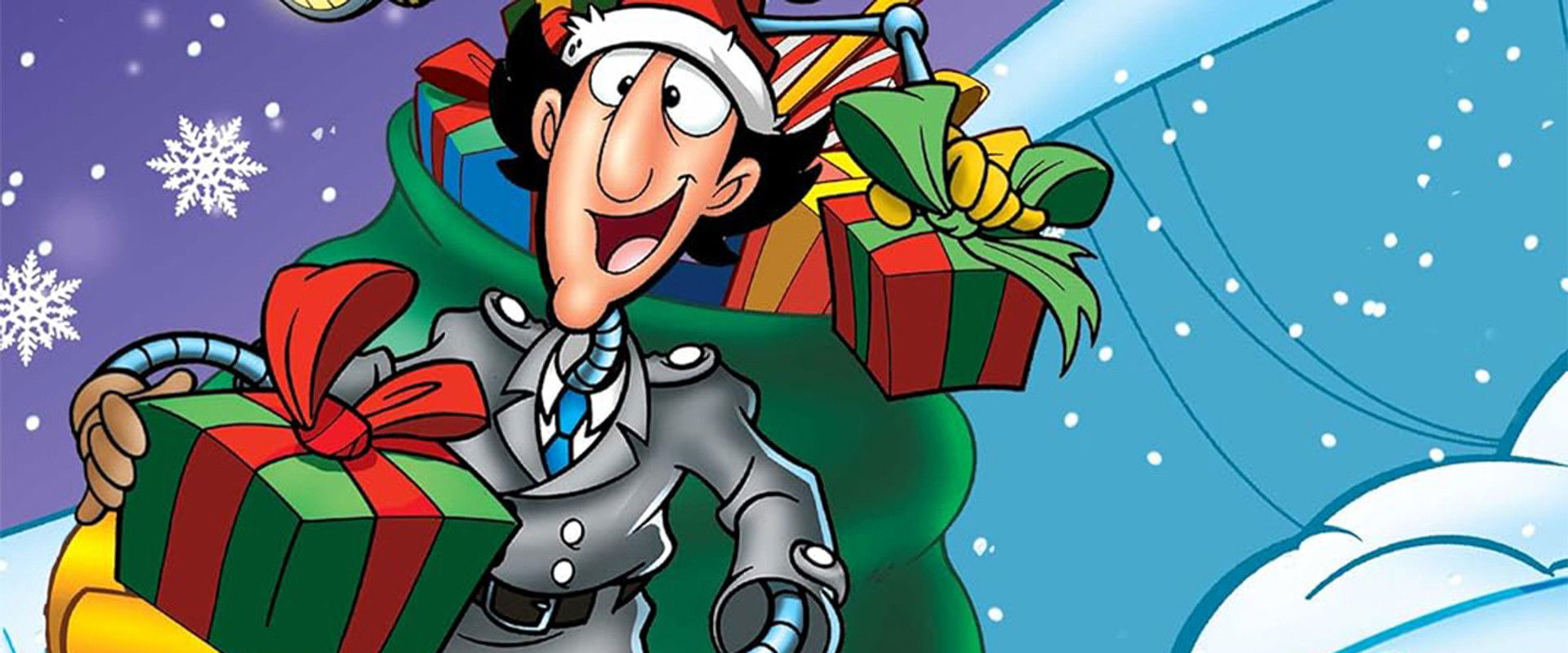 Inspector Gadget Saves Christmas backdrop